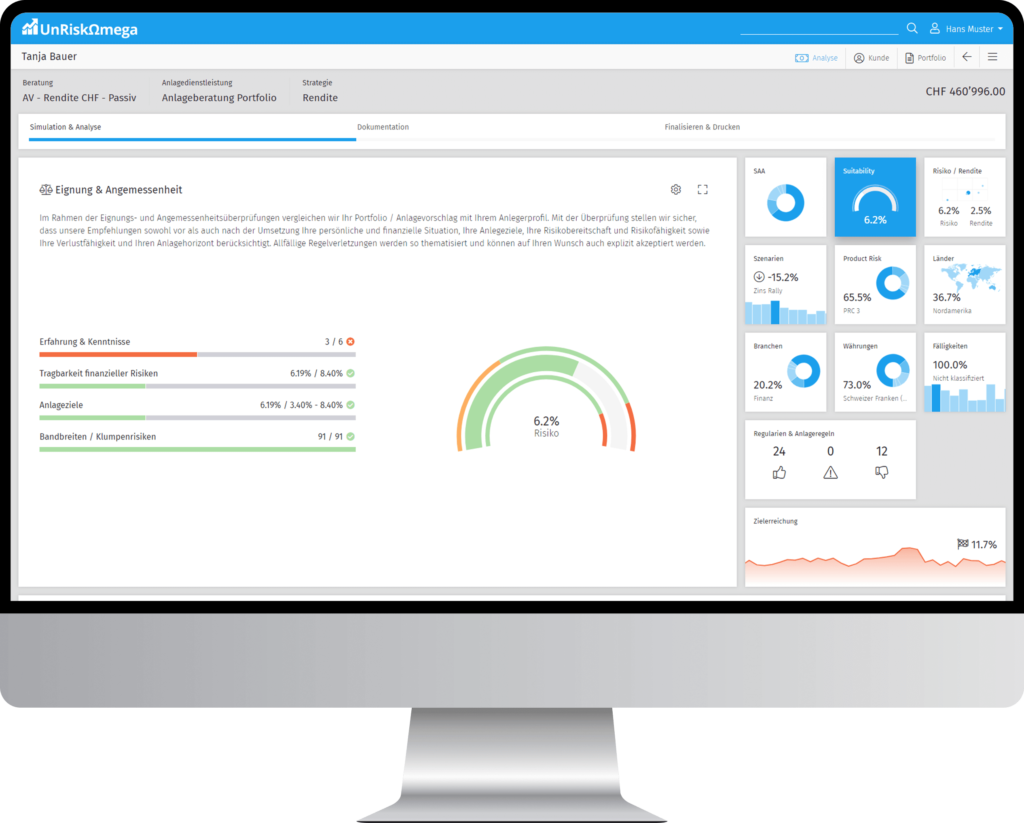 Wealth - Analyse Suitability - Desktop